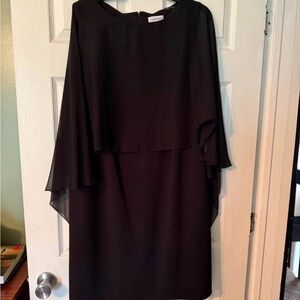 Calvin Klein Black Long Sleeve Dress